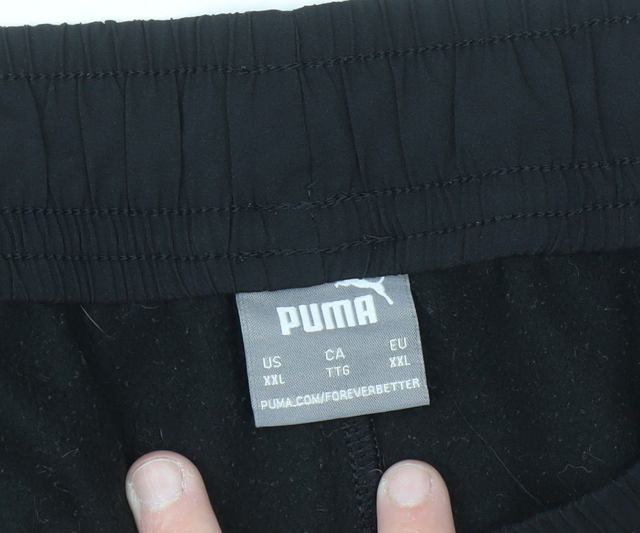 Puma Men's Black 2XL Tapered Jogger Activewear Trousers