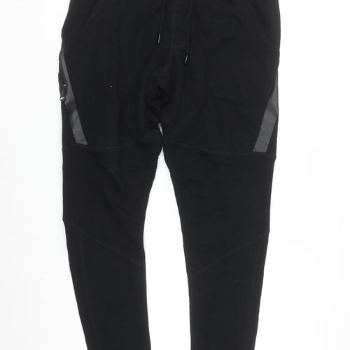RevolutionRace Men's Black L Jogger Sweatpants with Zip Pockets