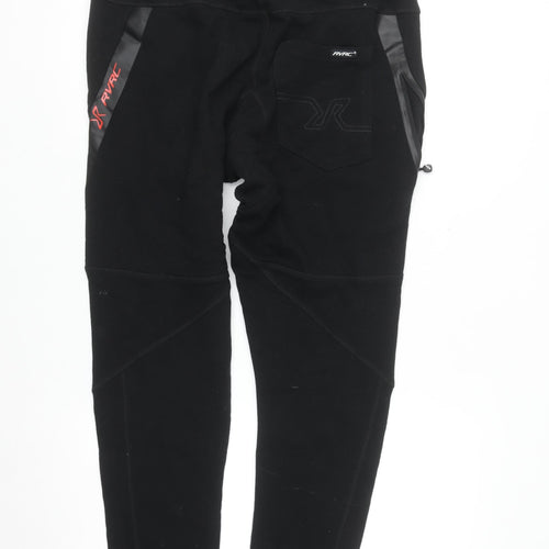 RevolutionRace Men's Black L Jogger Sweatpants with Zip Pockets