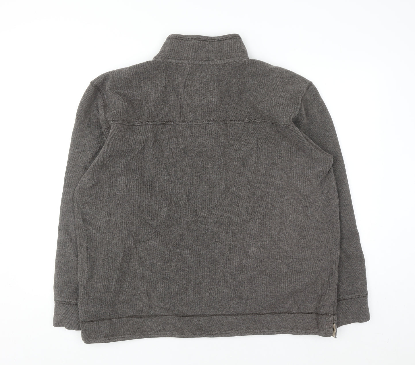 Mantaray Men's Grey 2XL Henley Fleece Sweatshirt