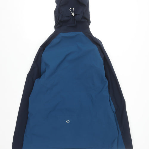 Regatta Women Blue Waterproof Hooded Softshell Rain Jacket Size 12