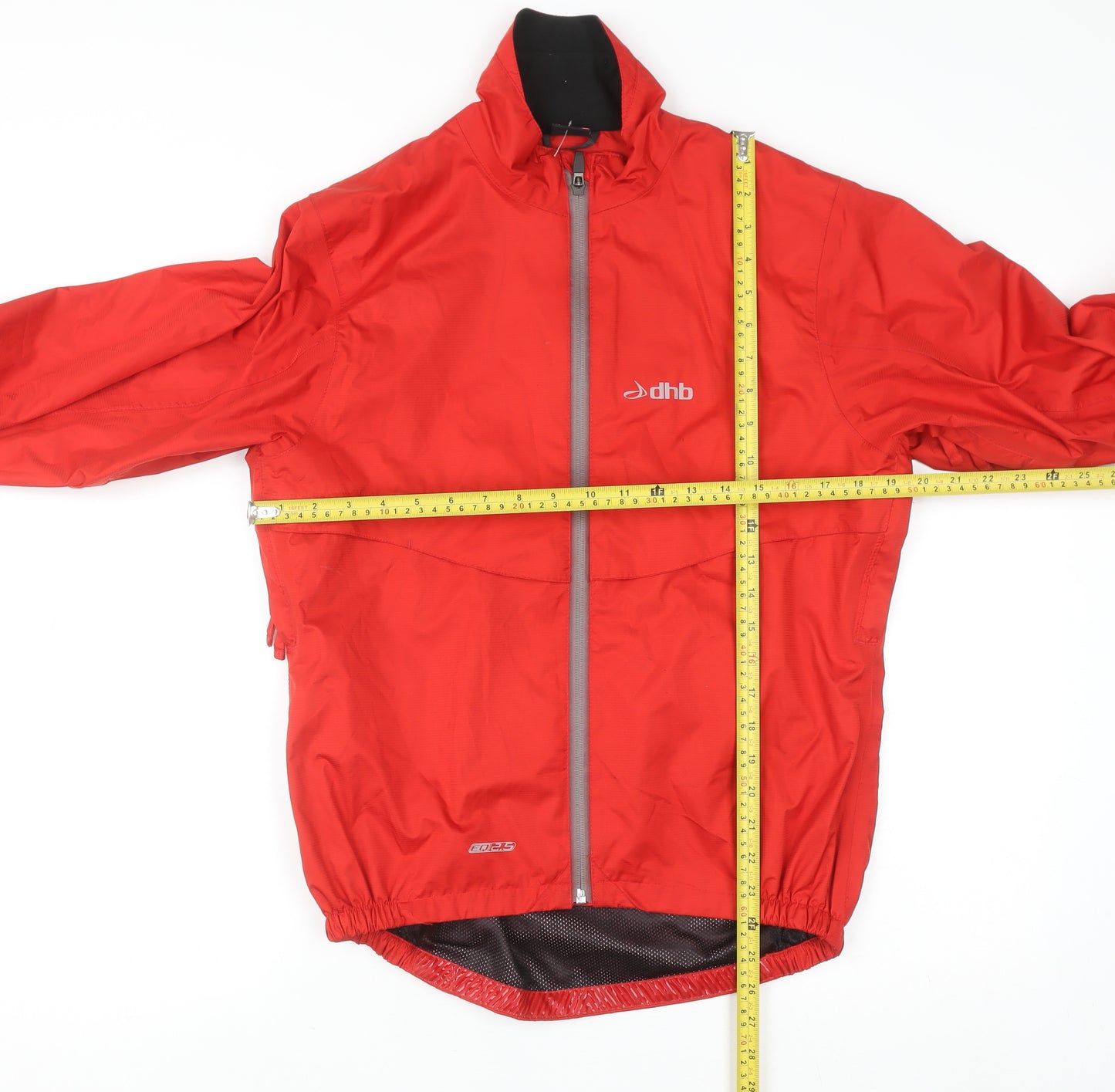 dhb Men's Red Windproof Cycling Jacket M Reflective Lightweight