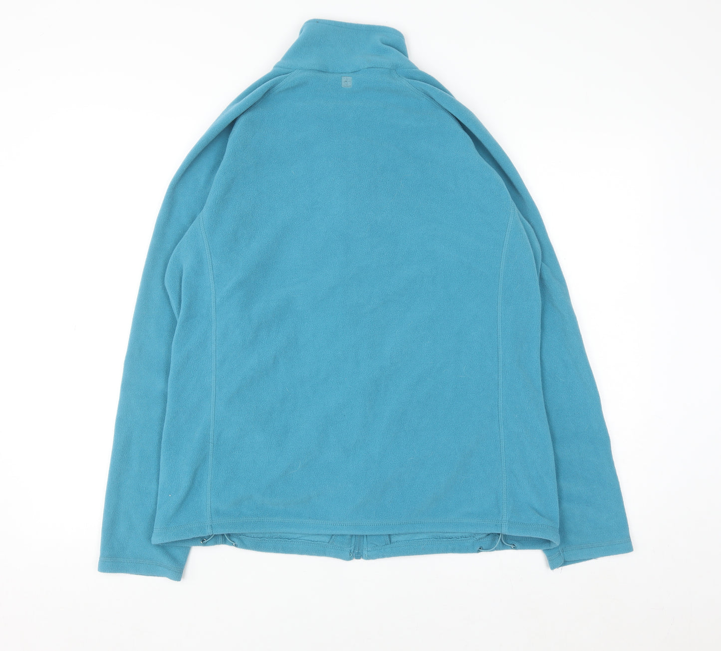 Mountain Warehouse Women Blue Full Zip Fleece Sweatshirt UK 16