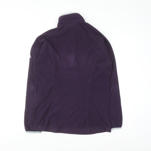 Craghoppers Women's Purple 1/2 Zip Fleece Pullover UK 12