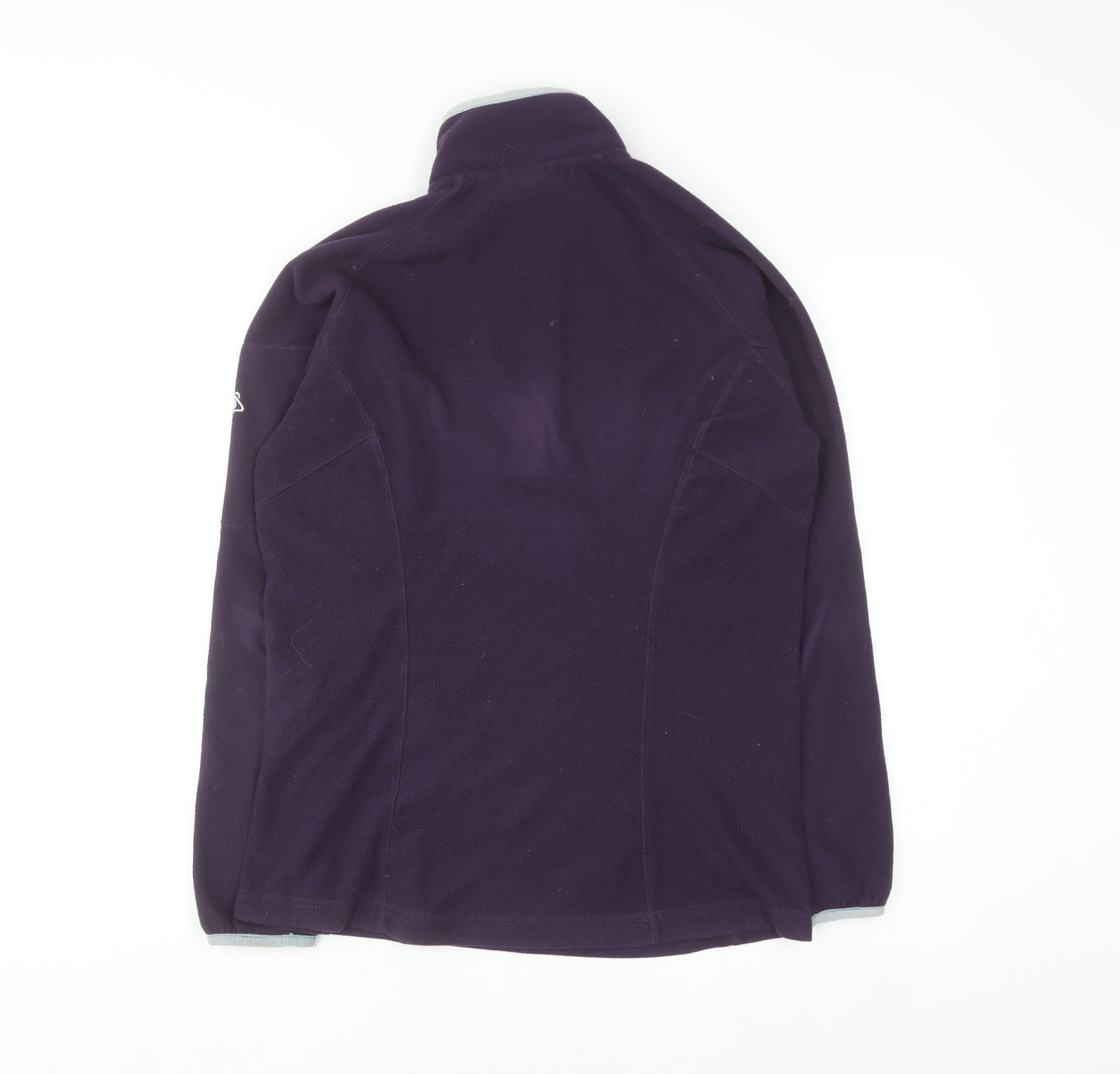 Craghoppers Women's Purple 1/2 Zip Fleece Pullover UK 12