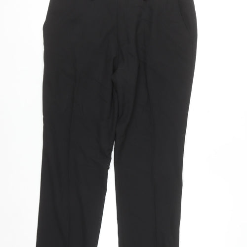 Next Men’s Black Dress Pants Trousers 34W 29L Regular Fit Workwear