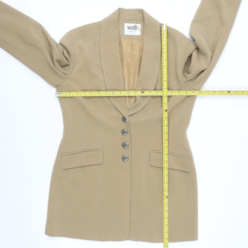 Wallis Women’s Beige Petite Size 12 Blazer Jacket