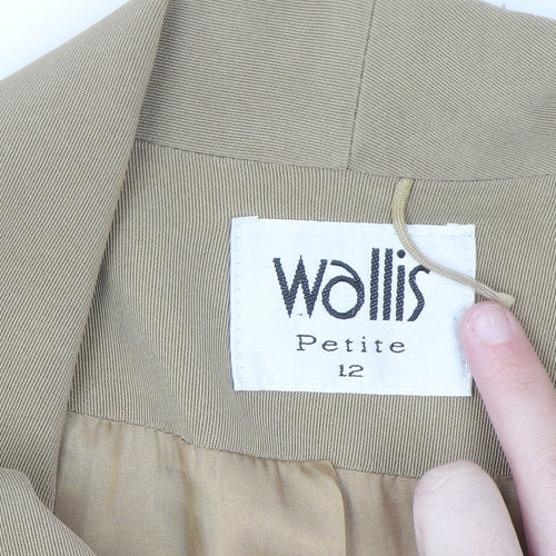 Wallis Women’s Beige Petite Size 12 Blazer Jacket