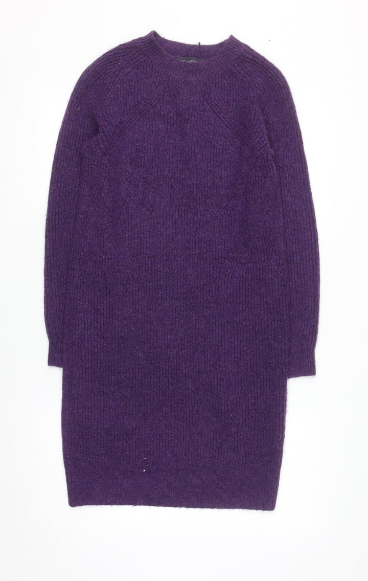 Marks and Spencer Women’s Purple Knit Jumper Dress XS