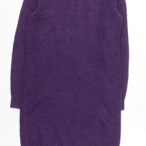 Marks and Spencer Women’s Purple Knit Jumper Dress XS