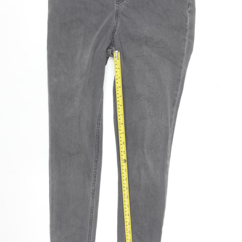 F&F Women’s Grey Skinny Jeans Size 12 Stretch Denim