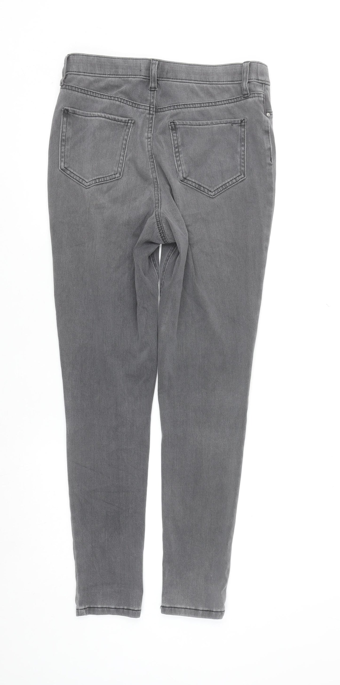 F&F Women’s Grey Skinny Jeans Size 12 Stretch Denim