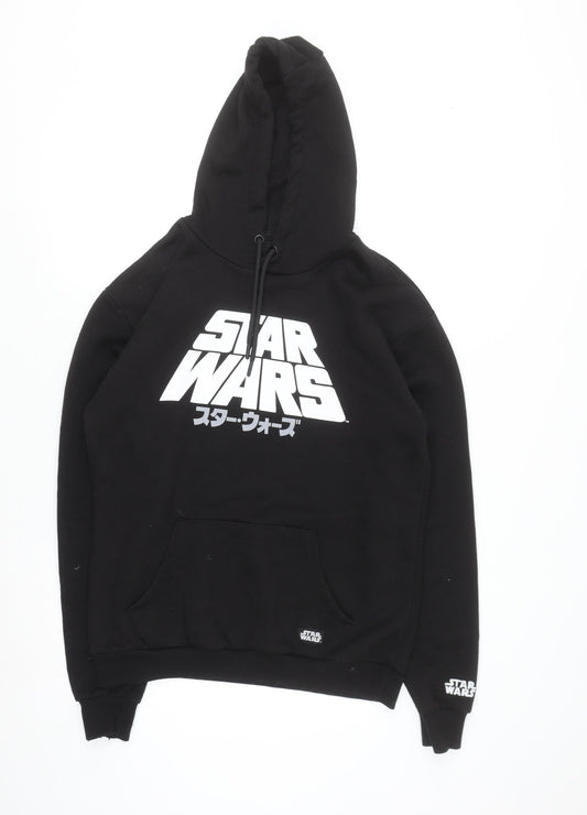 Star Wars Men's Black Pullover Hoodie Size S Graphic Fleece