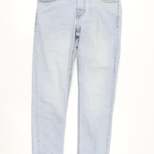 ASOS Design Women's Light Blue Tapered Jeans Size 12 W30 L32