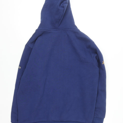 Superdry Men's Blue XS Pullover Hoodie with Tiger Graphic