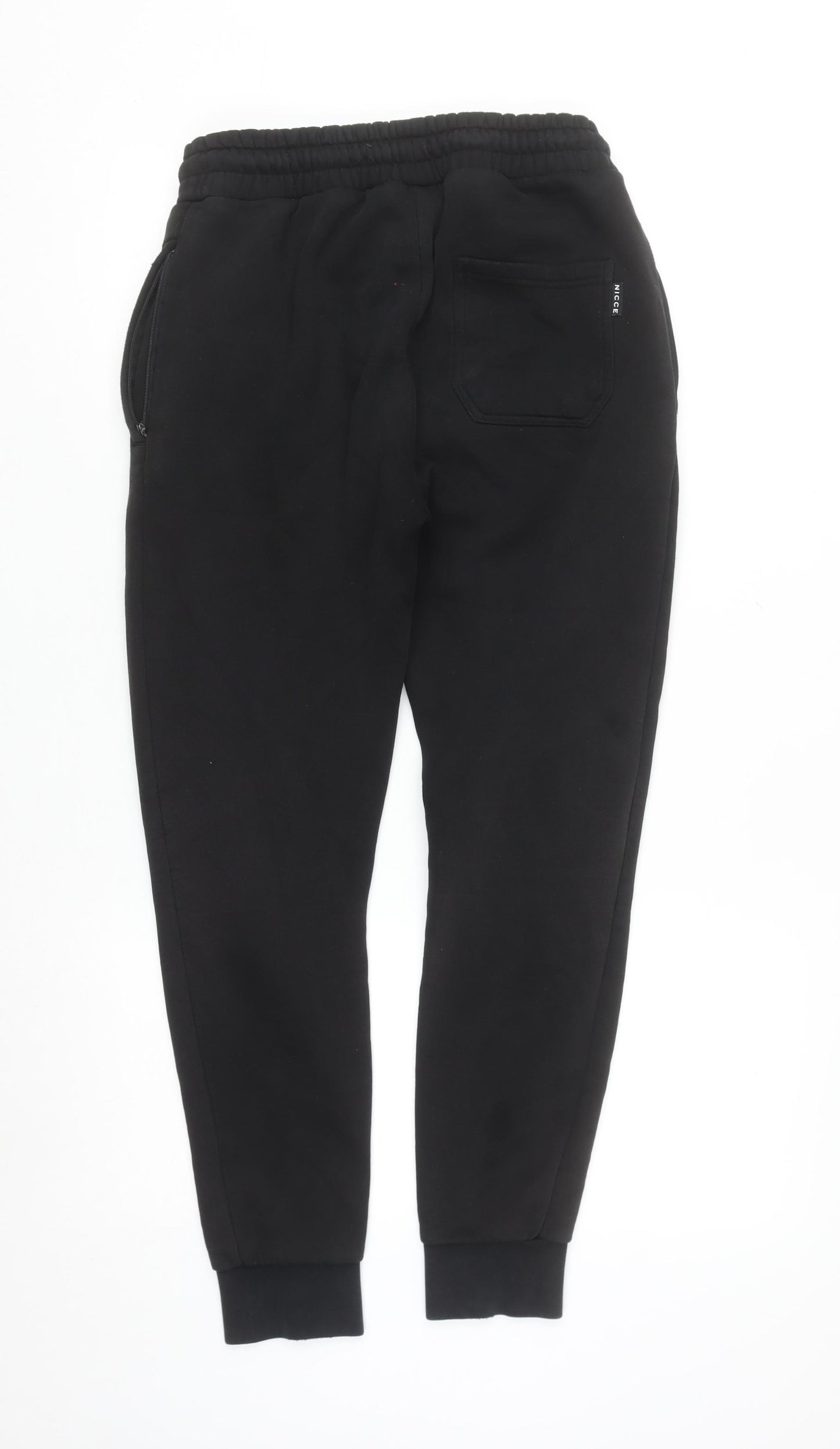Nicce Men's Black Jogger Sweatpants XS Fleece Cotton Blend
