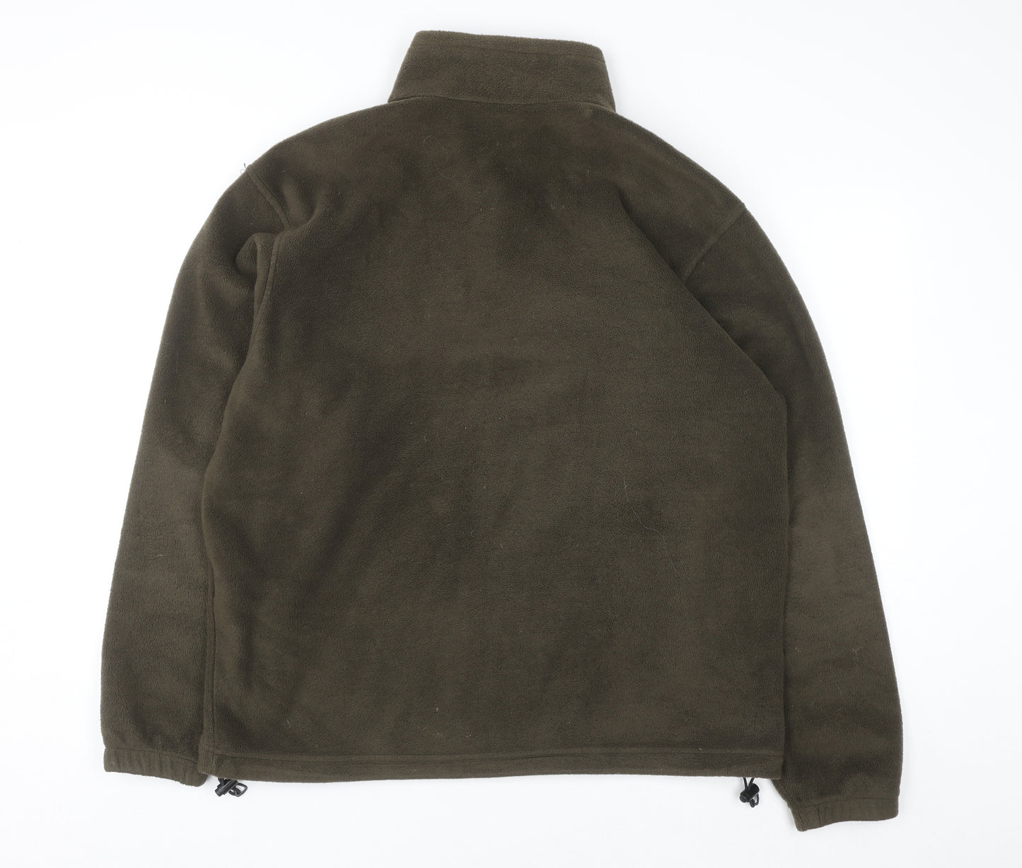 Columbia Men's Brown Fleece Full Zip Sweatshirt Jacket L