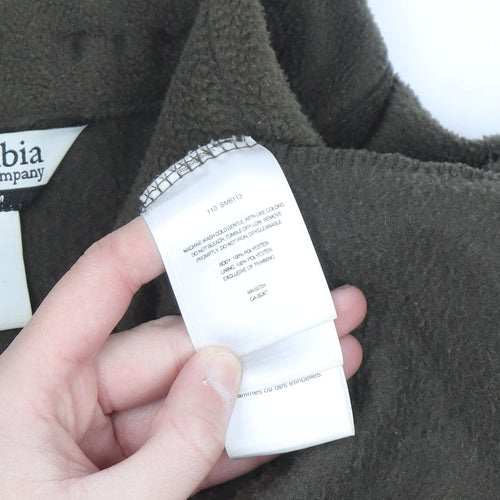 Columbia Men's Brown Fleece Full Zip Sweatshirt Jacket L
