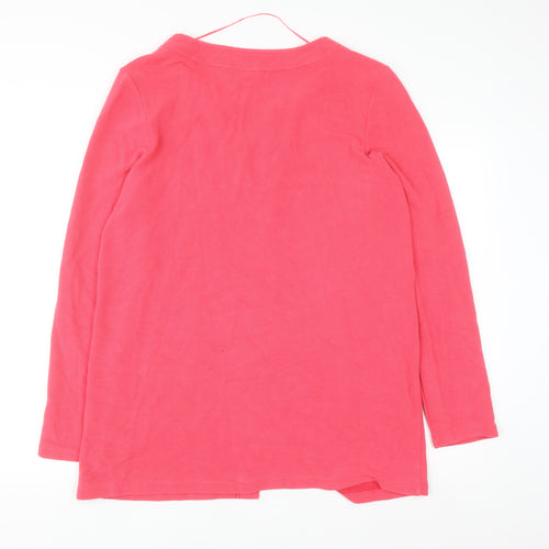 Street One Women's Pink Long Sleeve Open Cardigan Size 16