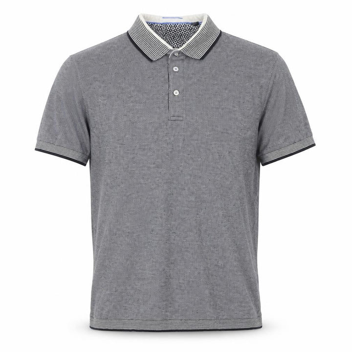 Ted Baker Men's Grey Cotton Short Sleeve Polo Shirt Size L