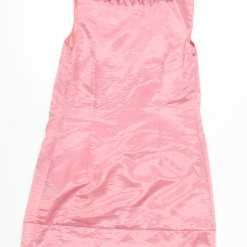 Tsega Women Pink Sleeveless Shift Party Dress M