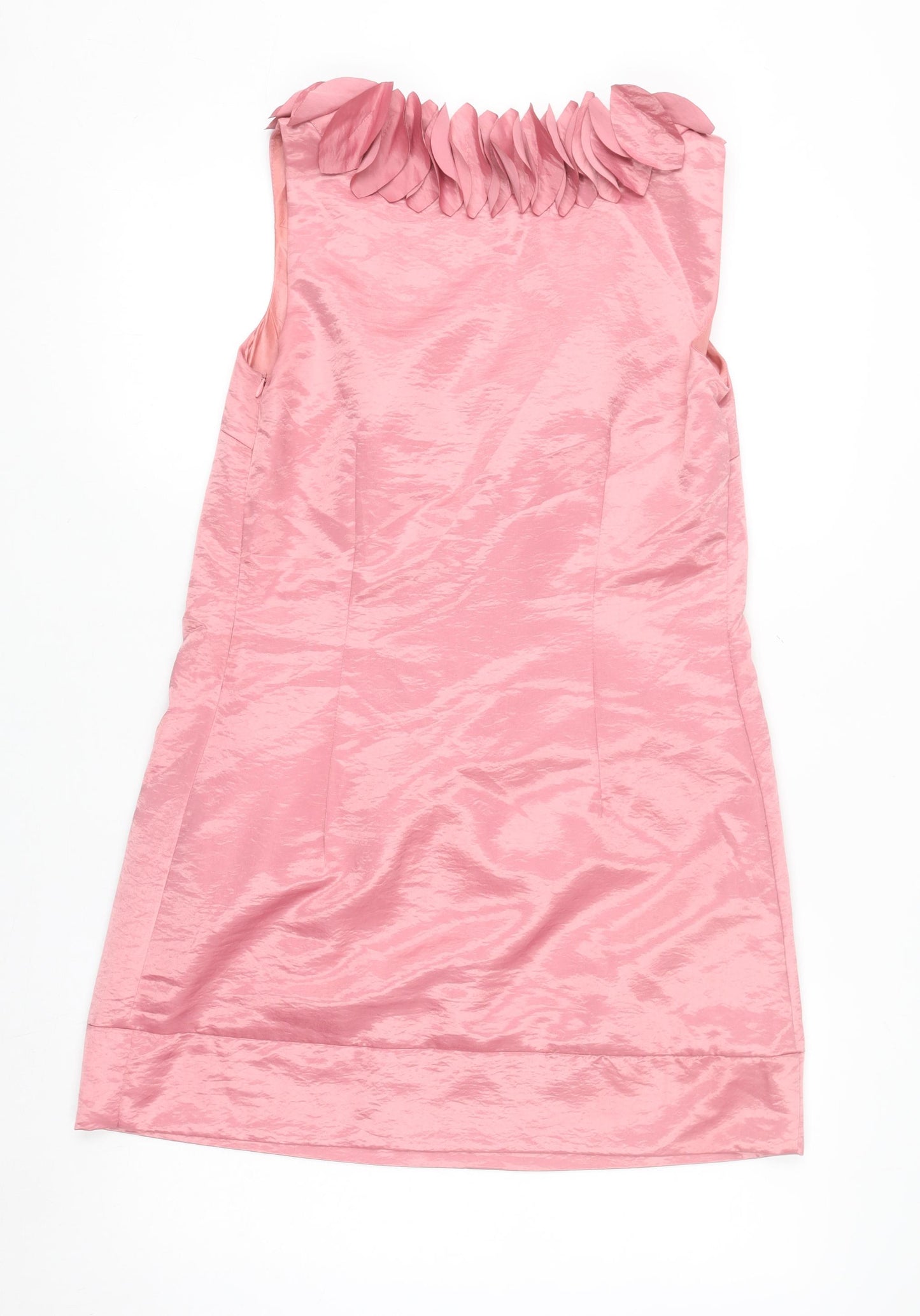 Tsega Women Pink Sleeveless Shift Party Dress M