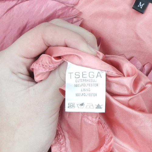 Tsega Women Pink Sleeveless Shift Party Dress M