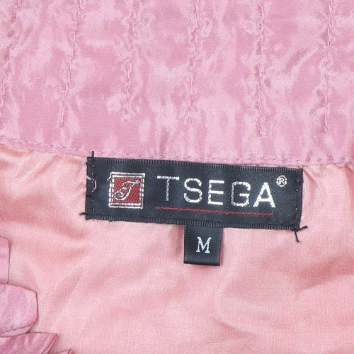 Tsega Women Pink Sleeveless Shift Party Dress M