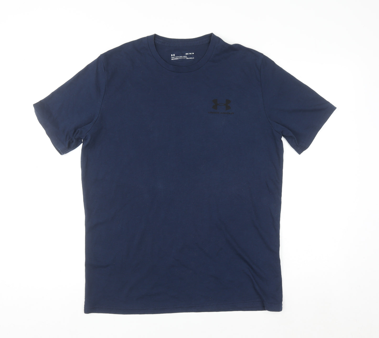 Under Armour Men's Blue HeatGear Short Sleeve Sports T-Shirt M