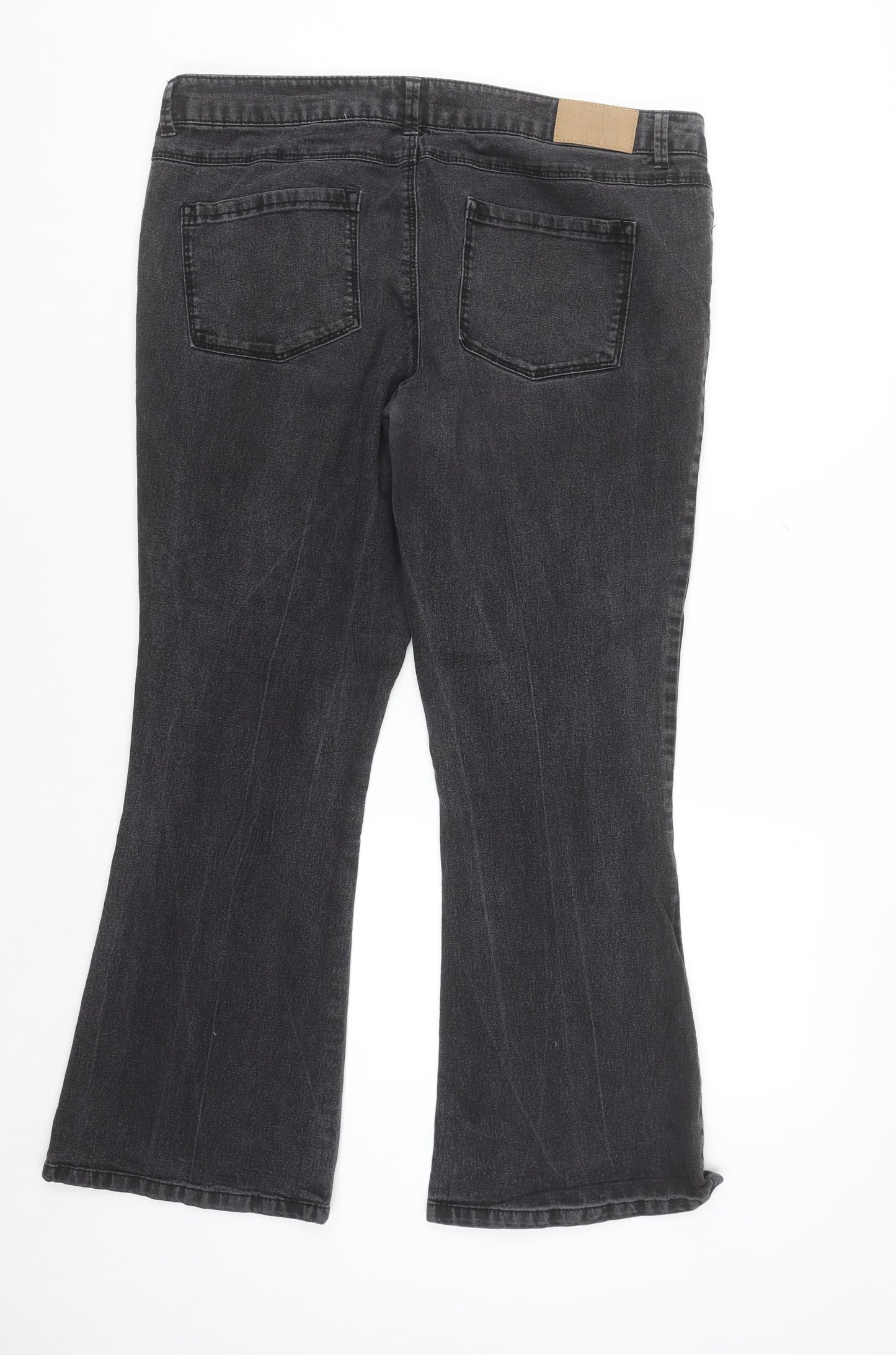 Dorothy Perkins Women’s Black Bootcut Denim Jeans Size 16