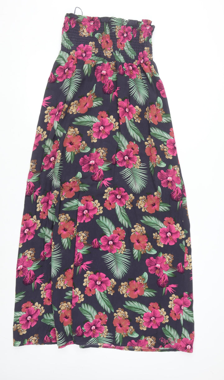 Rip Curl Womens Multicoloured Floral Maxi Dress Size 10