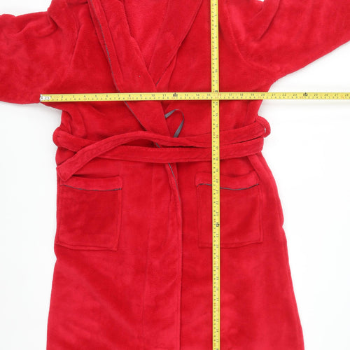 Love to Lounge Women's Red Fleece Belted Robe Size 14-16
