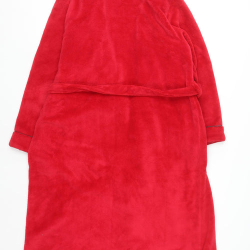 Love to Lounge Women's Red Fleece Belted Robe Size 14-16