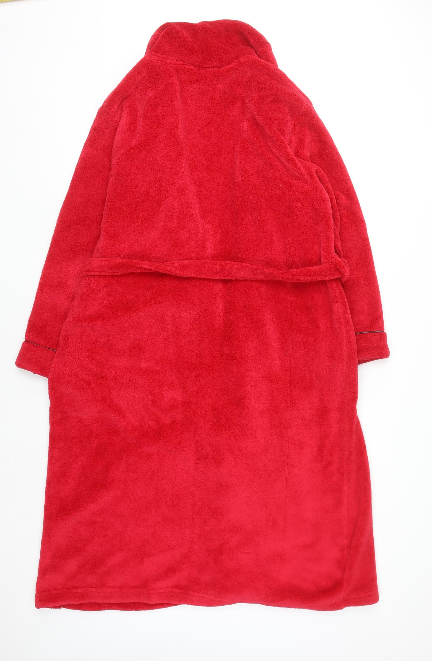 Love to Lounge Women's Red Fleece Belted Robe Size 14-16