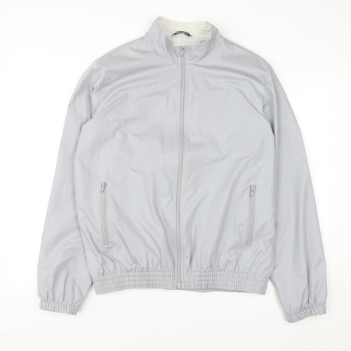 Marks and Spencer Mens Grey 40in Bomber Jacket Full Zip Vintage