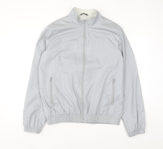 Marks and Spencer Mens Grey 40in Bomber Jacket Full Zip Vintage