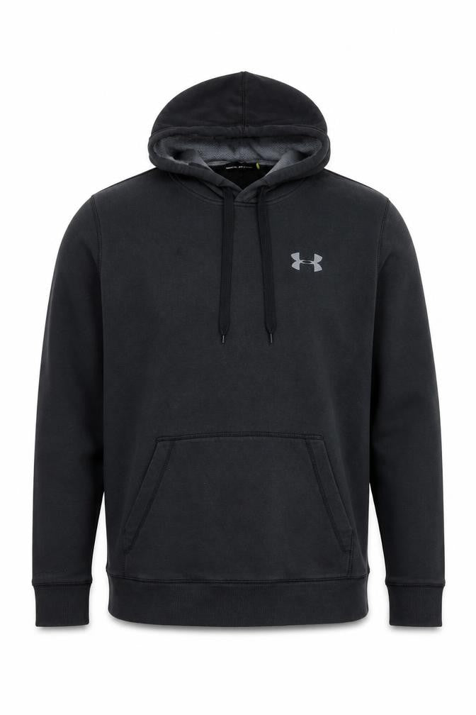 Under Armour Men's Black Pullover Hoodie L Relaxed Fit Sportswear