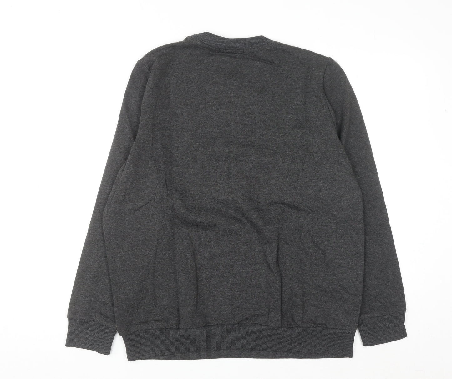 Avenue Women Grey Christmas Graphic Pullover Sweatshirt Size 16-18