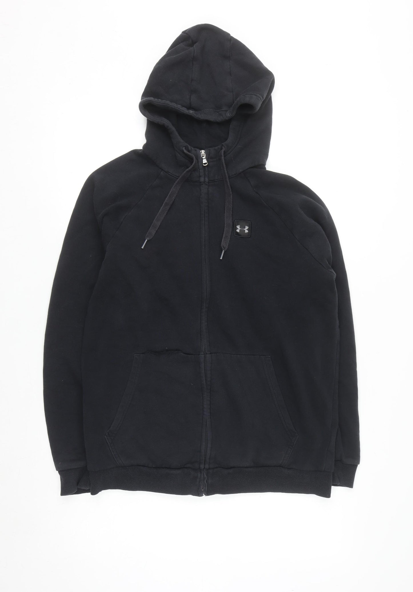 Under Armour Men's Black Full Zip Hoodie Size M Fleece Sportswear