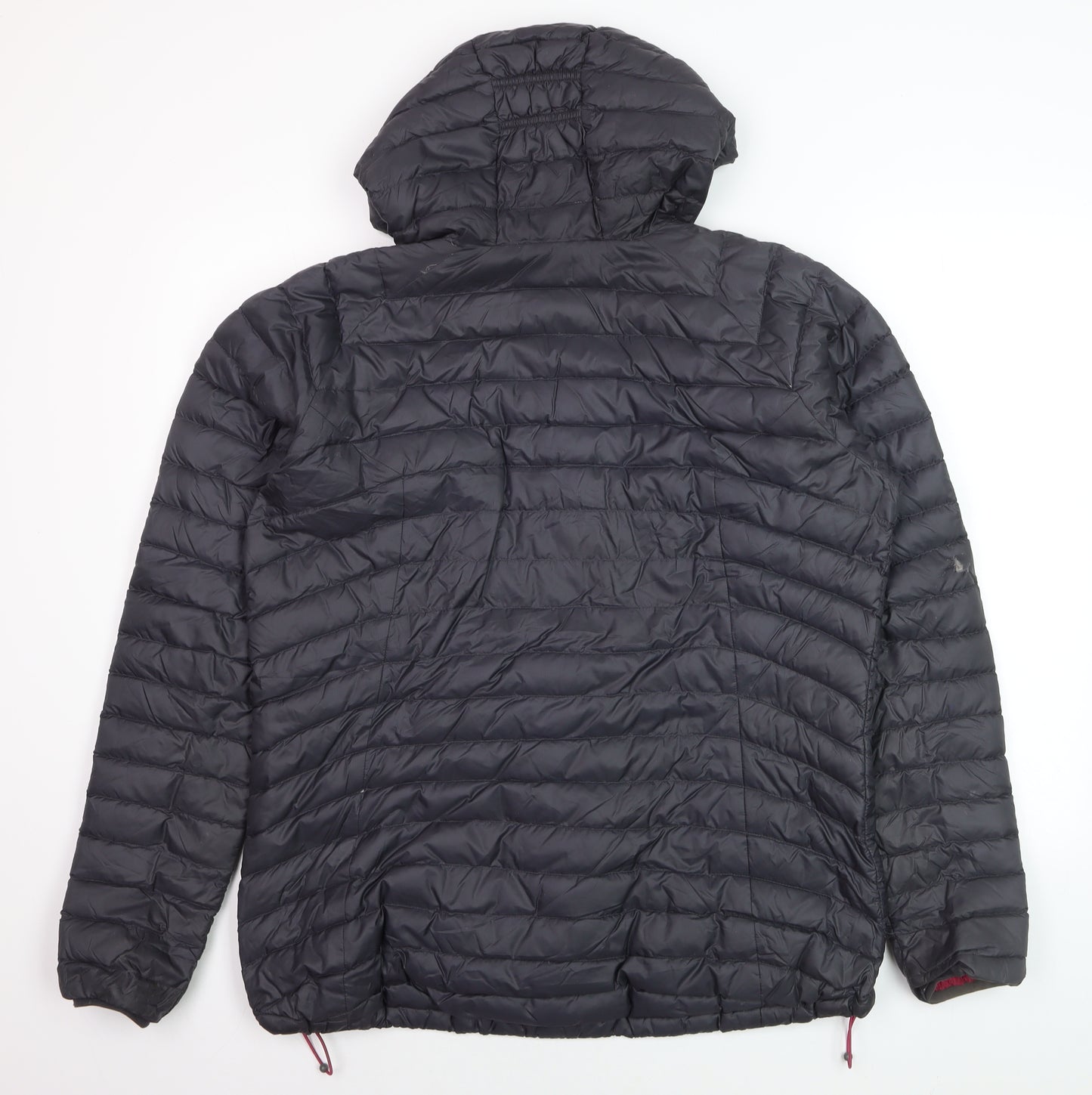 Rab Women's Grey Hooded Down Puffer Jacket UK 16