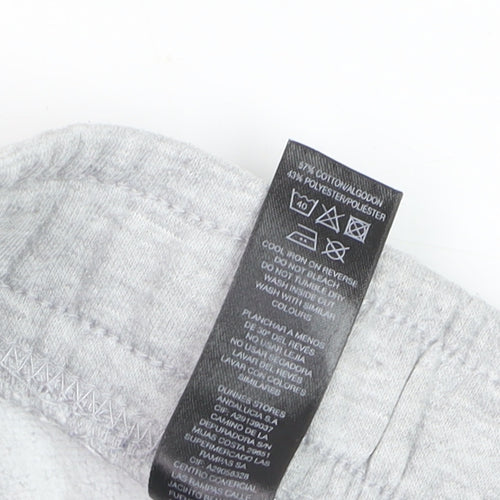Dunnes Stores Boys Grey Jogger Sweatpants Small 8 Years Cotton Blend