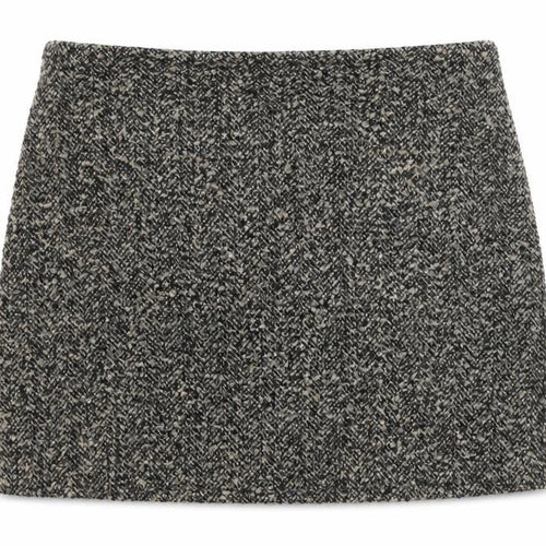 H&M Women’s Grey Tweed Wool Pencil Skirt Size 14
