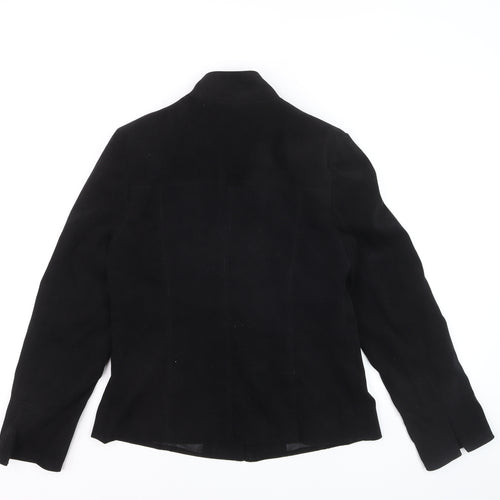 Reflections Women's Black Size 12 Classic Single-Breasted Blazer