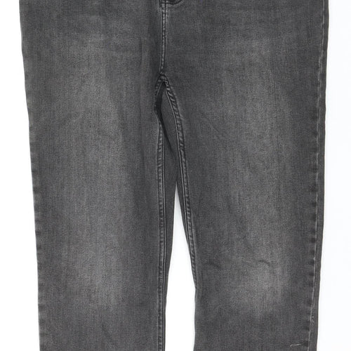 Fat Face Women Grey 12 Relaxed Fit Chesham Girlfriend Jeans