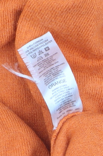 Savida Women Orange Size 10 Crew Neck Long Sleeve Jumper