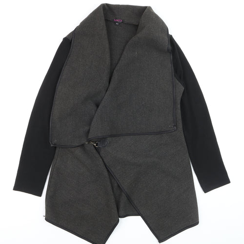 Stella Morgan Womens Grey Wool Blend Coatigan Size 8 Regular Fit
