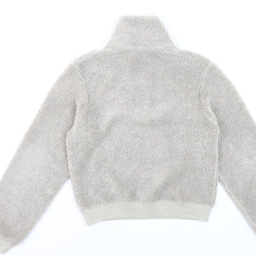 Champion Women’s Beige 1/2 Zip Fleece Sweatshirt Medium