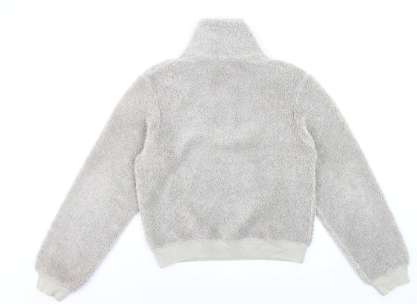 Champion Women’s Beige 1/2 Zip Fleece Sweatshirt Medium