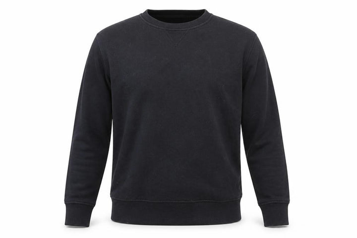 Gap Men's Black Cotton Blend Crew Neck Pullover Sweatshirt S