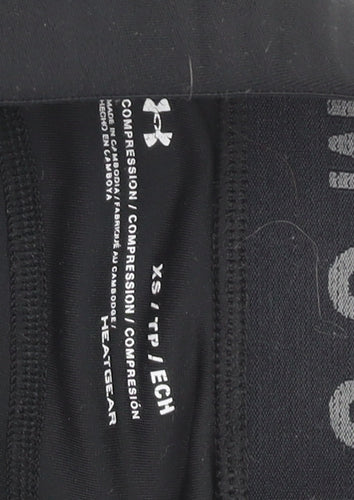 Under Armour Womens Black XS Compression Leggings HeatGear